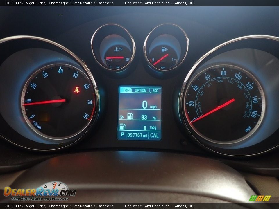 2013 Buick Regal Turbo Champagne Silver Metallic / Cashmere Photo #19
