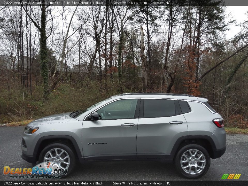 2022 Jeep Compass Latitude Lux 4x4 Billet Silver Metallic / Black Photo #1