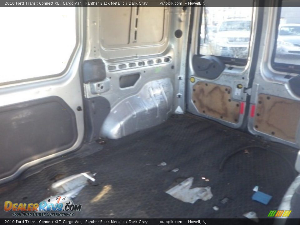 2010 Ford Transit Connect XLT Cargo Van Panther Black Metallic / Dark Gray Photo #9