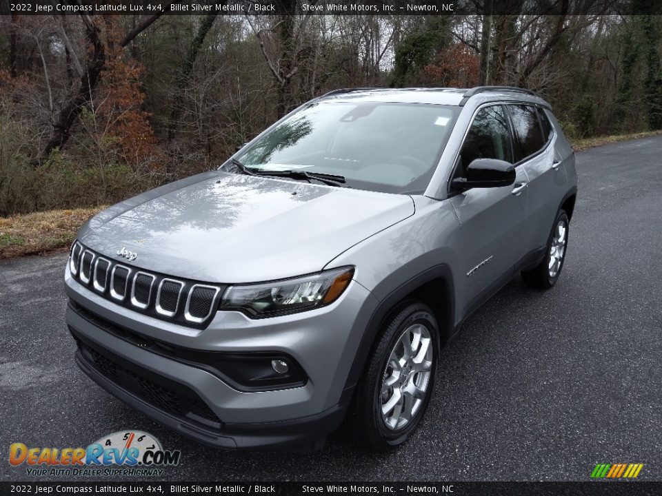 2022 Jeep Compass Latitude Lux 4x4 Billet Silver Metallic / Black Photo #2