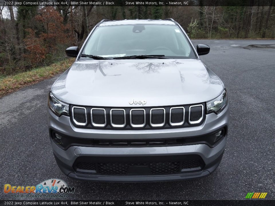 2022 Jeep Compass Latitude Lux 4x4 Billet Silver Metallic / Black Photo #3