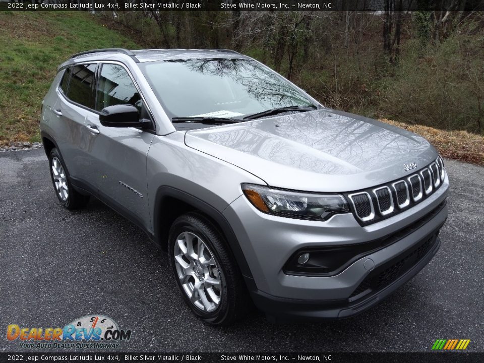 2022 Jeep Compass Latitude Lux 4x4 Billet Silver Metallic / Black Photo #4