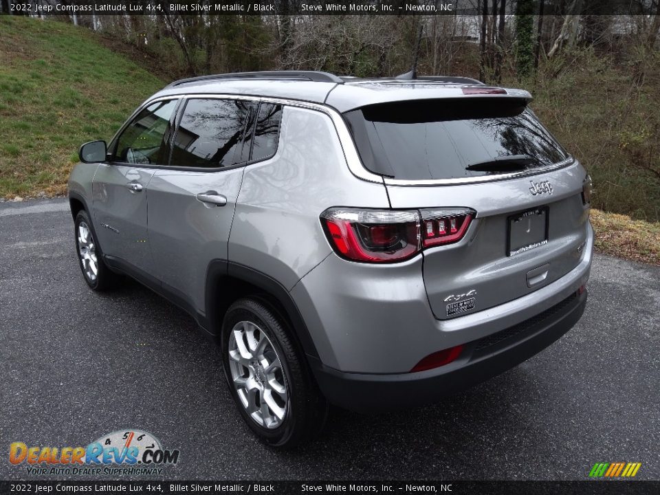 2022 Jeep Compass Latitude Lux 4x4 Billet Silver Metallic / Black Photo #8