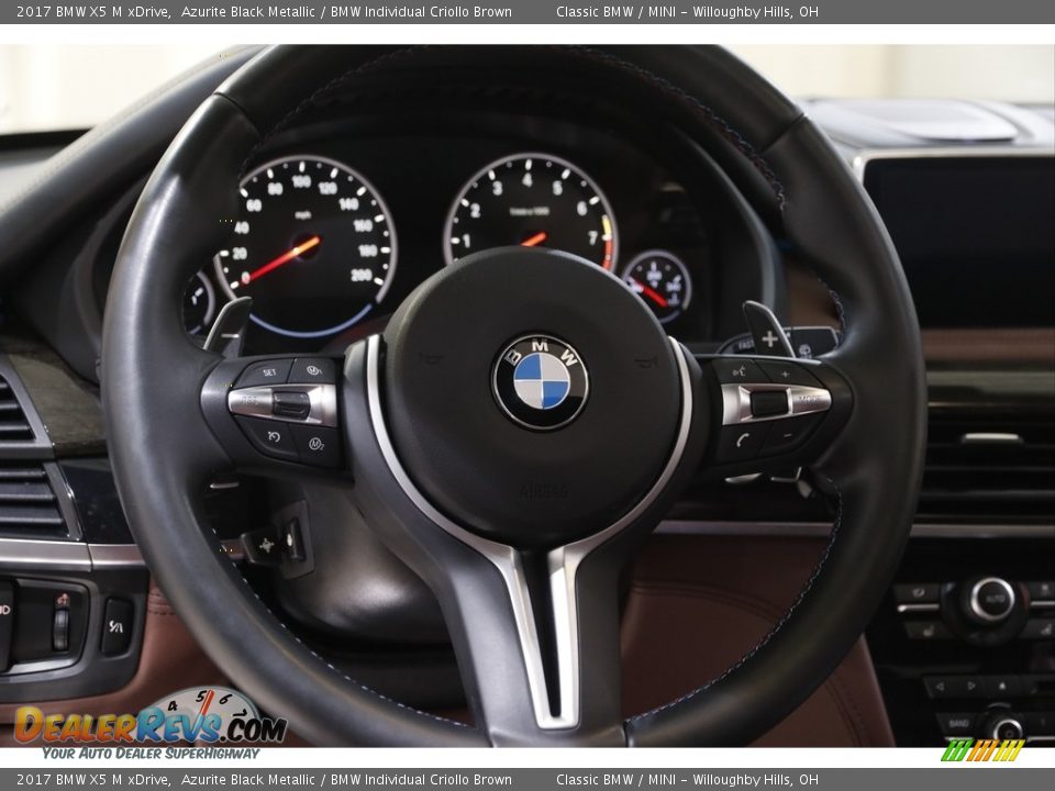 2017 BMW X5 M xDrive Steering Wheel Photo #7