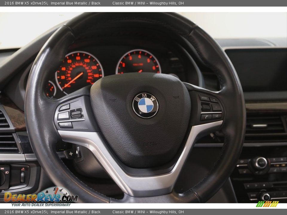 2016 BMW X5 xDrive35i Steering Wheel Photo #7
