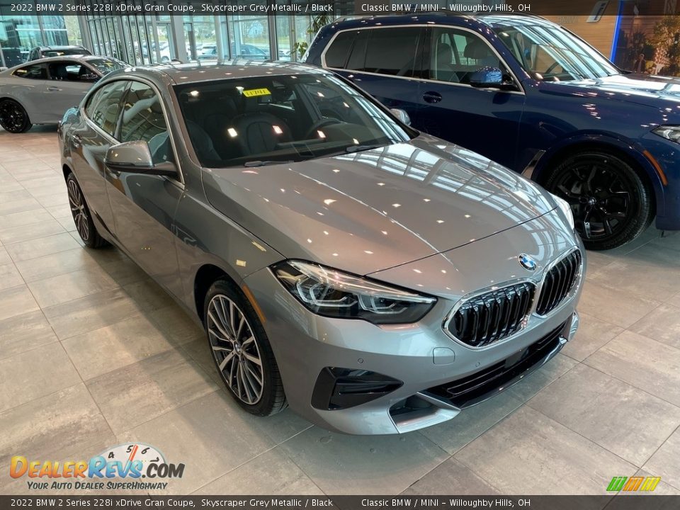 2022 BMW 2 Series 228i xDrive Gran Coupe Skyscraper Grey Metallic / Black Photo #1