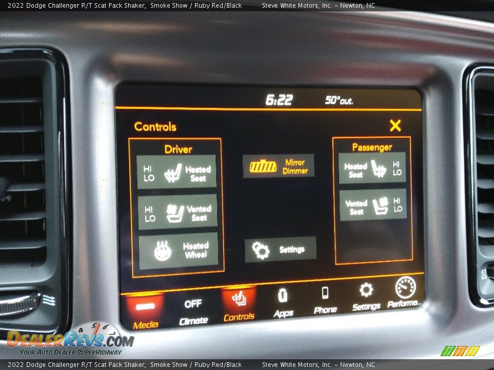Controls of 2022 Dodge Challenger R/T Scat Pack Shaker Photo #21