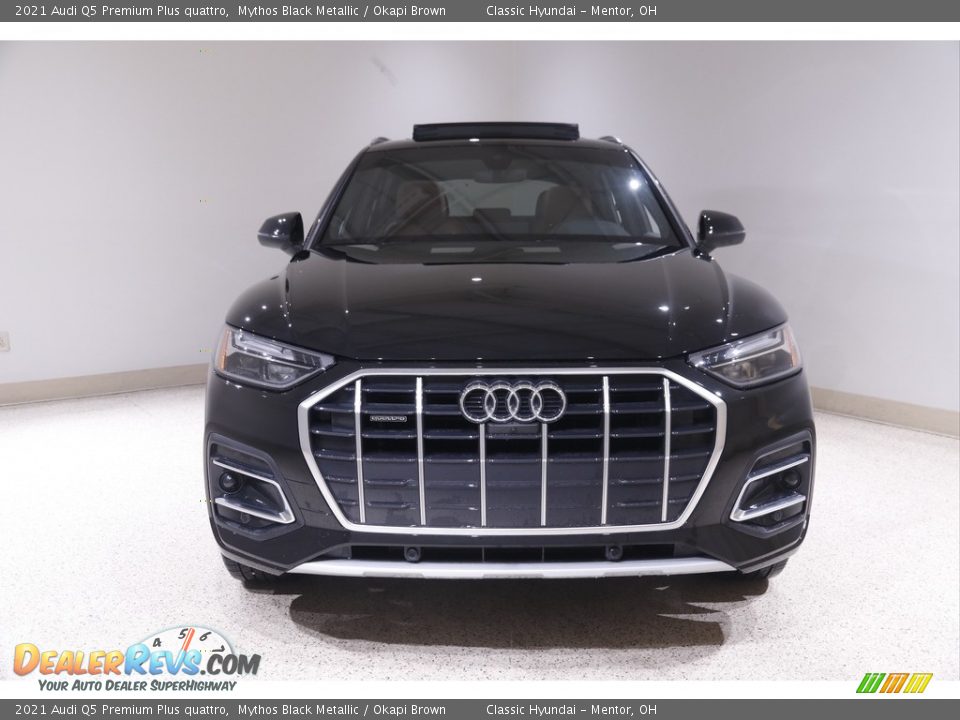2021 Audi Q5 Premium Plus quattro Mythos Black Metallic / Okapi Brown Photo #2