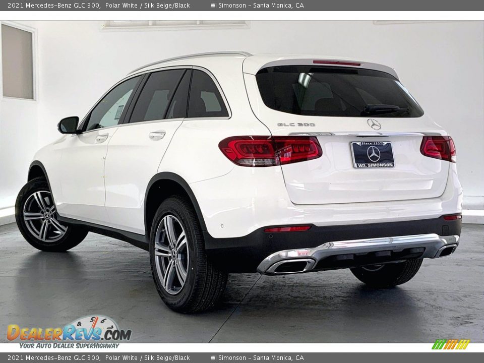 2021 Mercedes-Benz GLC 300 Polar White / Silk Beige/Black Photo #2