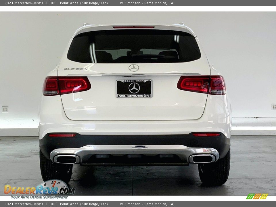 2021 Mercedes-Benz GLC 300 Polar White / Silk Beige/Black Photo #3