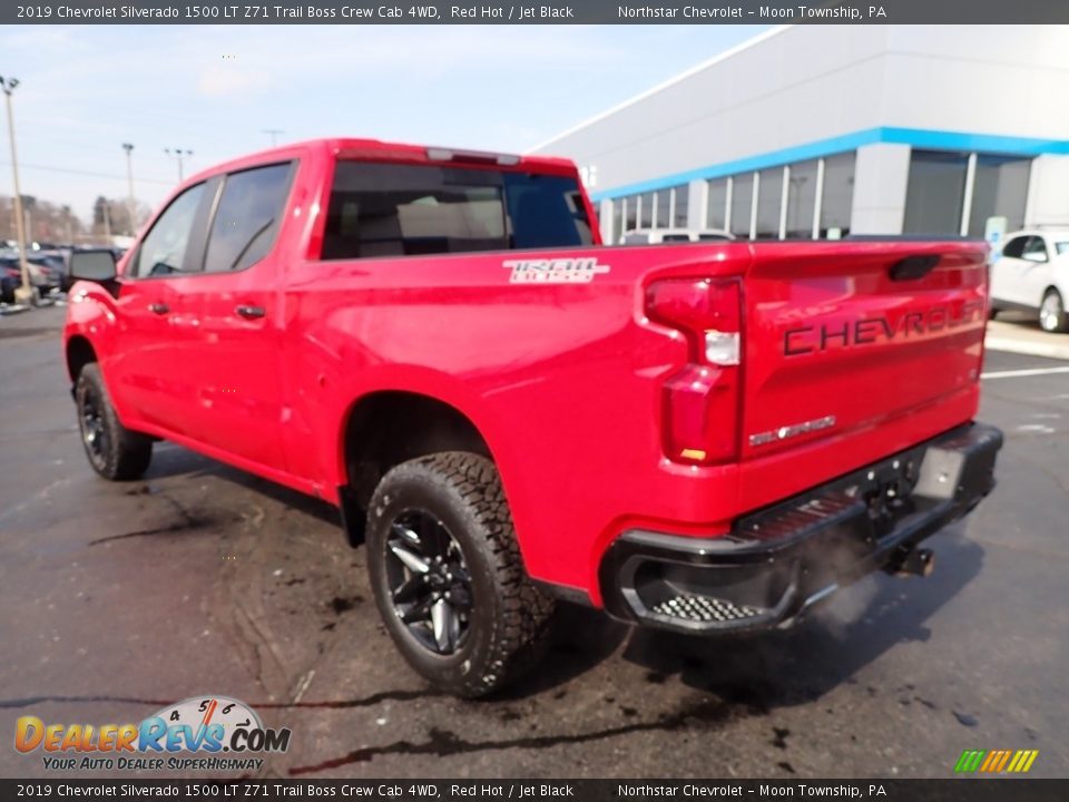 2019 Chevrolet Silverado 1500 LT Z71 Trail Boss Crew Cab 4WD Red Hot / Jet Black Photo #4