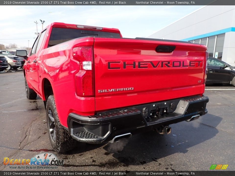 2019 Chevrolet Silverado 1500 LT Z71 Trail Boss Crew Cab 4WD Red Hot / Jet Black Photo #5