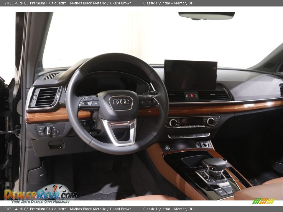 2021 Audi Q5 Premium Plus quattro Mythos Black Metallic / Okapi Brown Photo #6