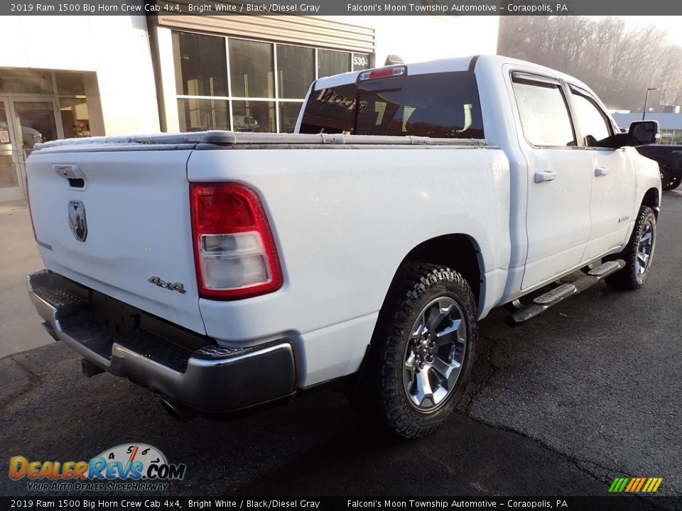 2019 Ram 1500 Big Horn Crew Cab 4x4 Bright White / Black/Diesel Gray Photo #2