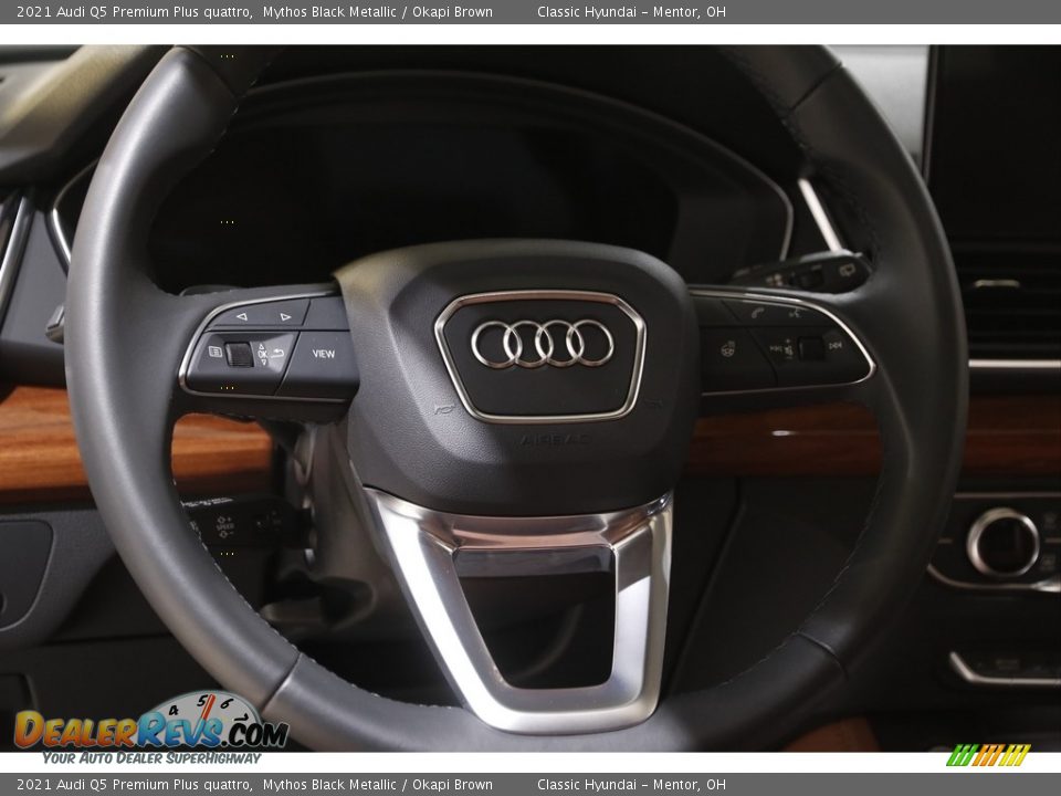 2021 Audi Q5 Premium Plus quattro Mythos Black Metallic / Okapi Brown Photo #7