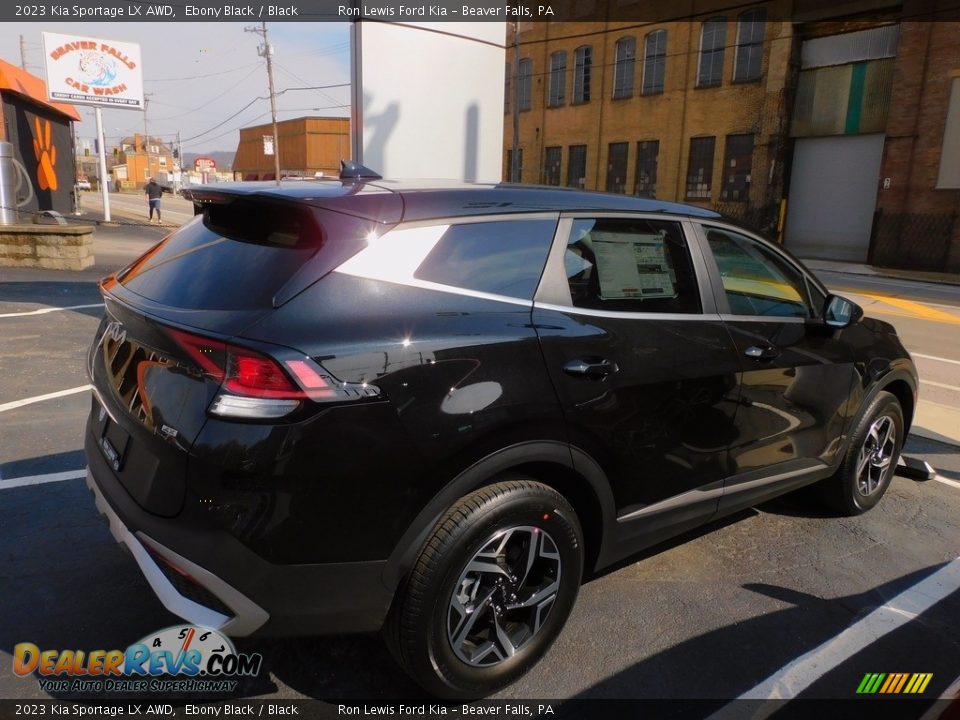 2023 Kia Sportage LX AWD Ebony Black / Black Photo #2
