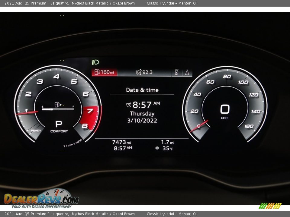 2021 Audi Q5 Premium Plus quattro Gauges Photo #8