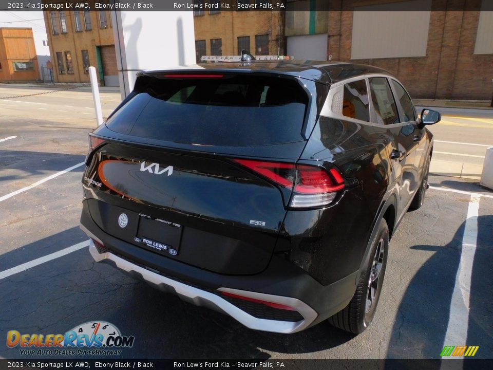 2023 Kia Sportage LX AWD Ebony Black / Black Photo #3