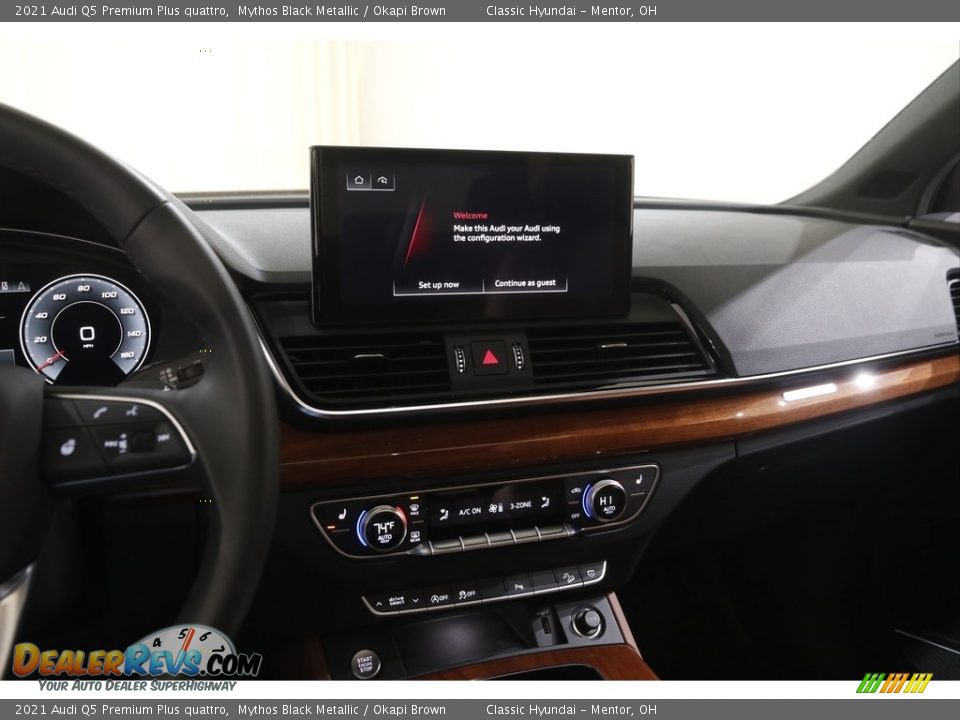 2021 Audi Q5 Premium Plus quattro Mythos Black Metallic / Okapi Brown Photo #9