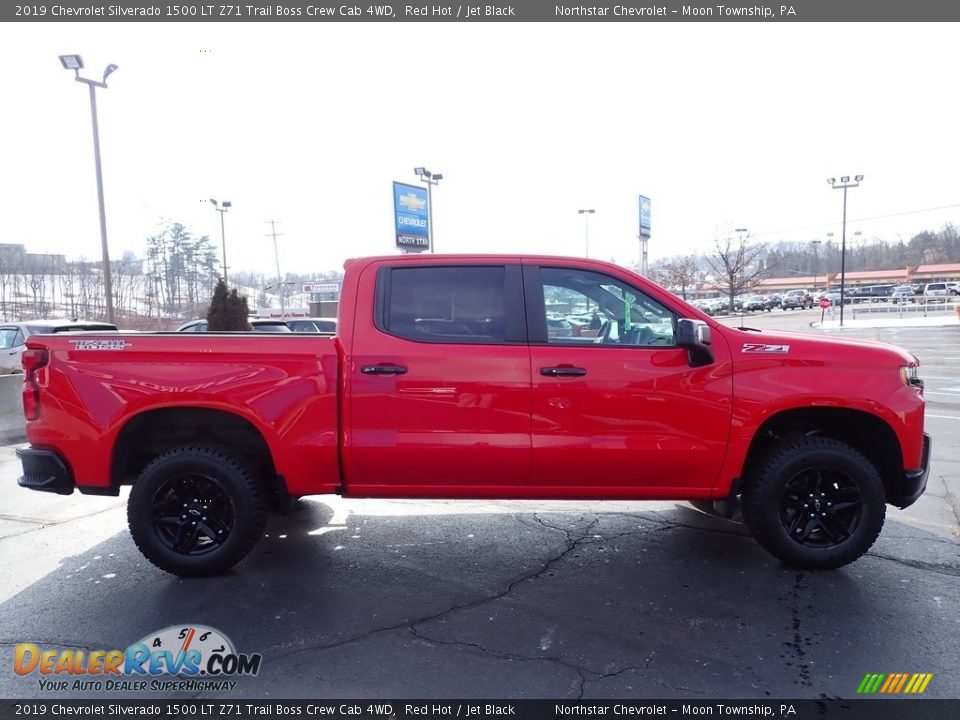 2019 Chevrolet Silverado 1500 LT Z71 Trail Boss Crew Cab 4WD Red Hot / Jet Black Photo #9