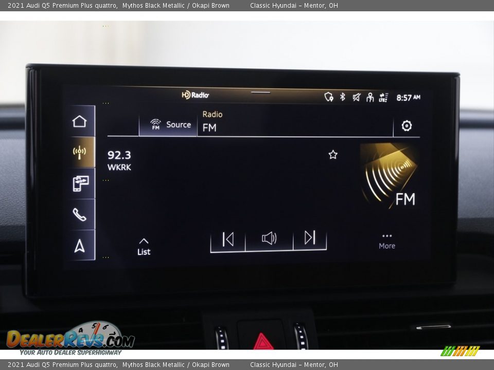 2021 Audi Q5 Premium Plus quattro Mythos Black Metallic / Okapi Brown Photo #10