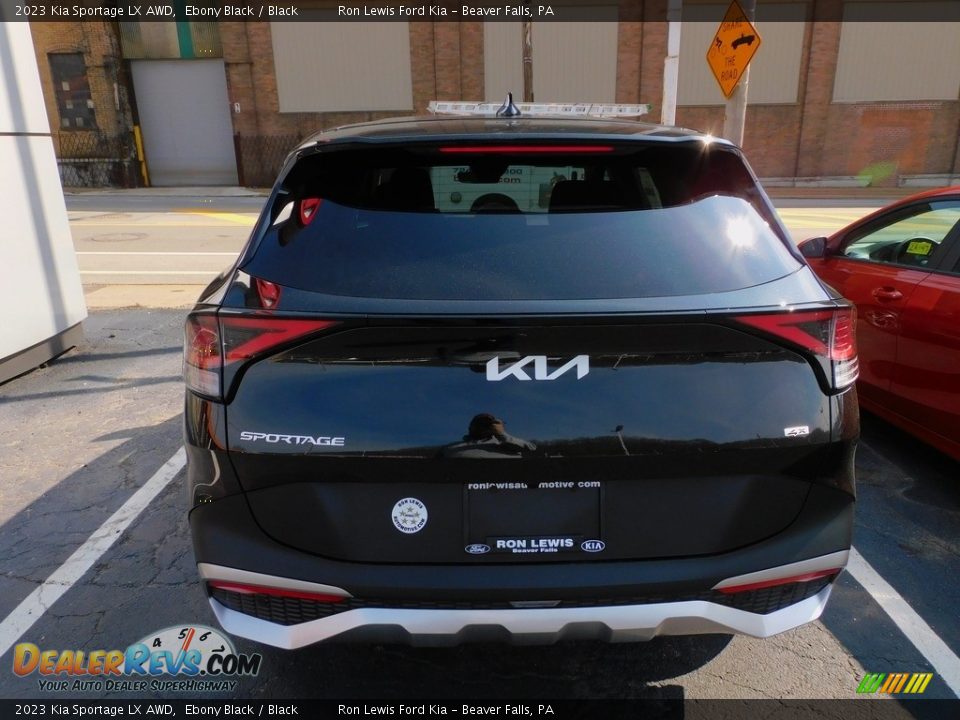 2023 Kia Sportage LX AWD Ebony Black / Black Photo #4