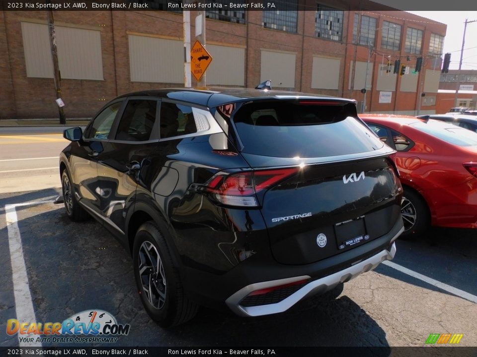 2023 Kia Sportage LX AWD Ebony Black / Black Photo #5