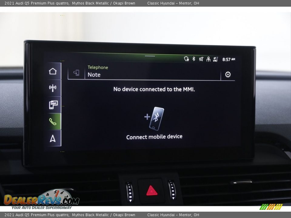 2021 Audi Q5 Premium Plus quattro Mythos Black Metallic / Okapi Brown Photo #12