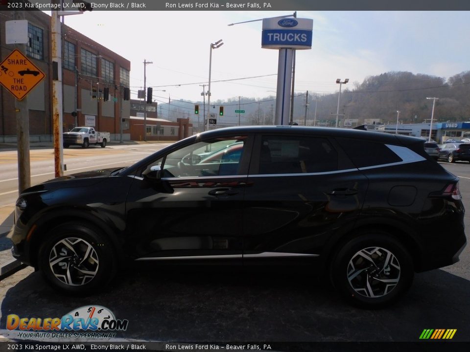 2023 Kia Sportage LX AWD Ebony Black / Black Photo #6