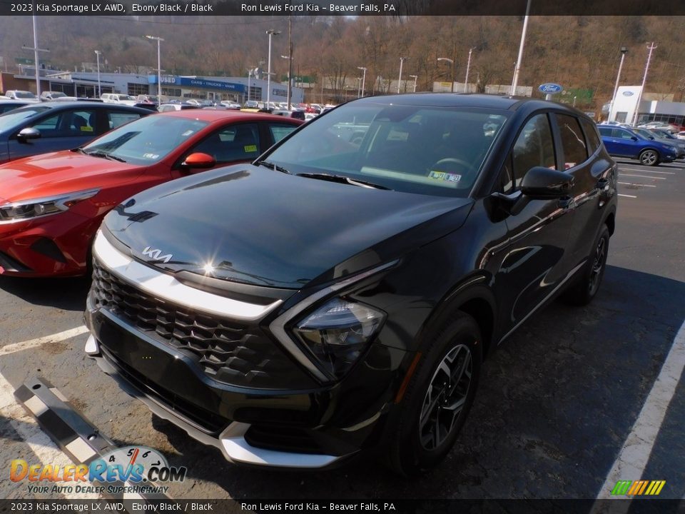 2023 Kia Sportage LX AWD Ebony Black / Black Photo #7