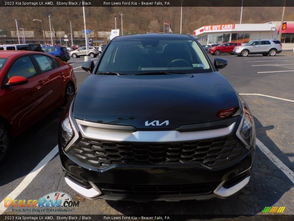 2023 Kia Sportage LX AWD Ebony Black / Black Photo #8