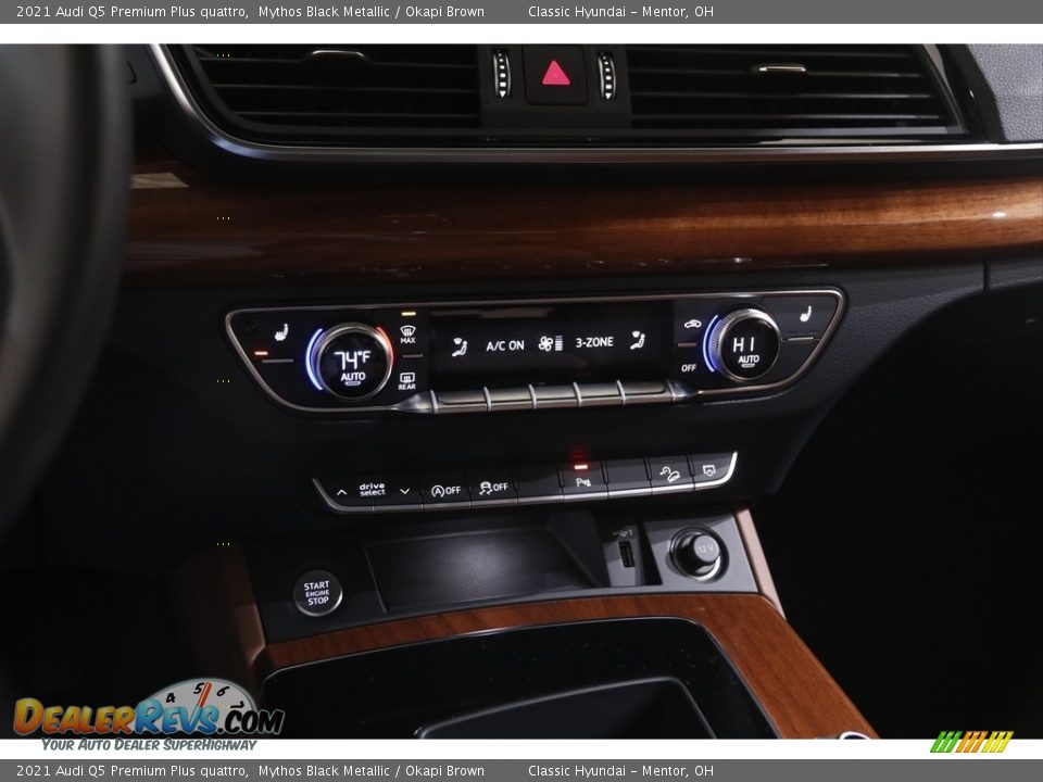 2021 Audi Q5 Premium Plus quattro Mythos Black Metallic / Okapi Brown Photo #15
