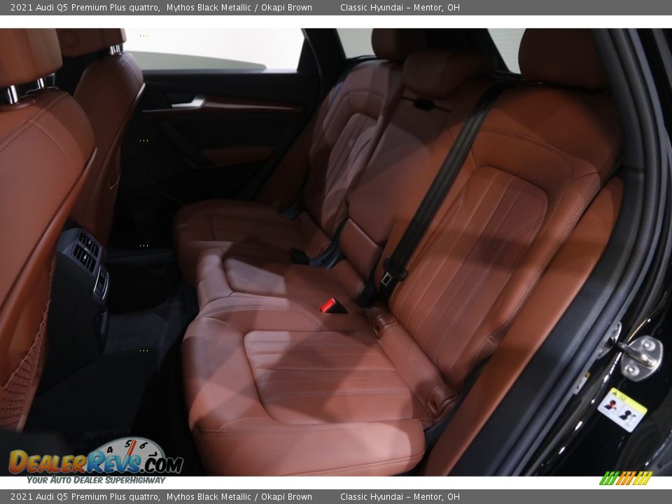 2021 Audi Q5 Premium Plus quattro Mythos Black Metallic / Okapi Brown Photo #19