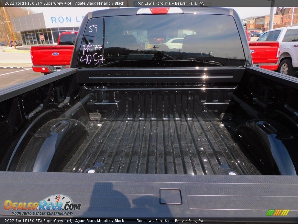 2022 Ford F150 STX SuperCrew 4x4 Agate Black Metallic / Black Photo #4