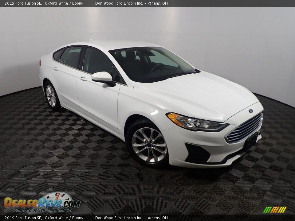 2019 Ford Fusion SE Oxford White / Ebony Photo #3