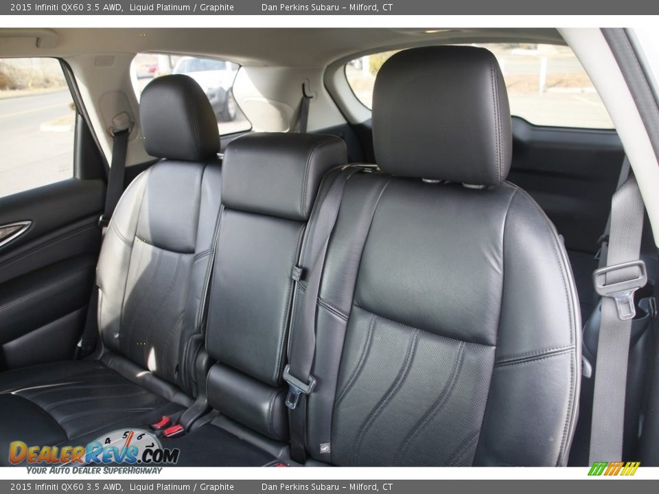 2015 Infiniti QX60 3.5 AWD Liquid Platinum / Graphite Photo #13