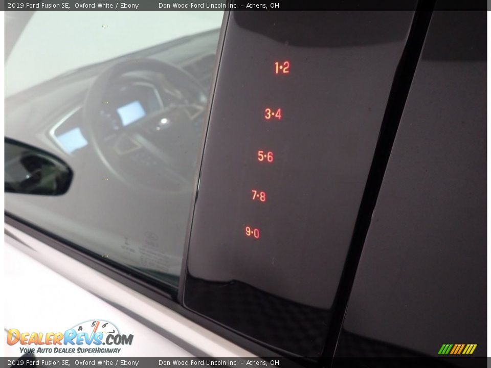 2019 Ford Fusion SE Oxford White / Ebony Photo #20