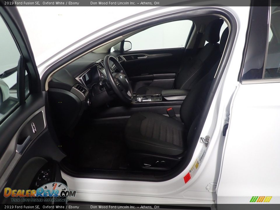 2019 Ford Fusion SE Oxford White / Ebony Photo #23