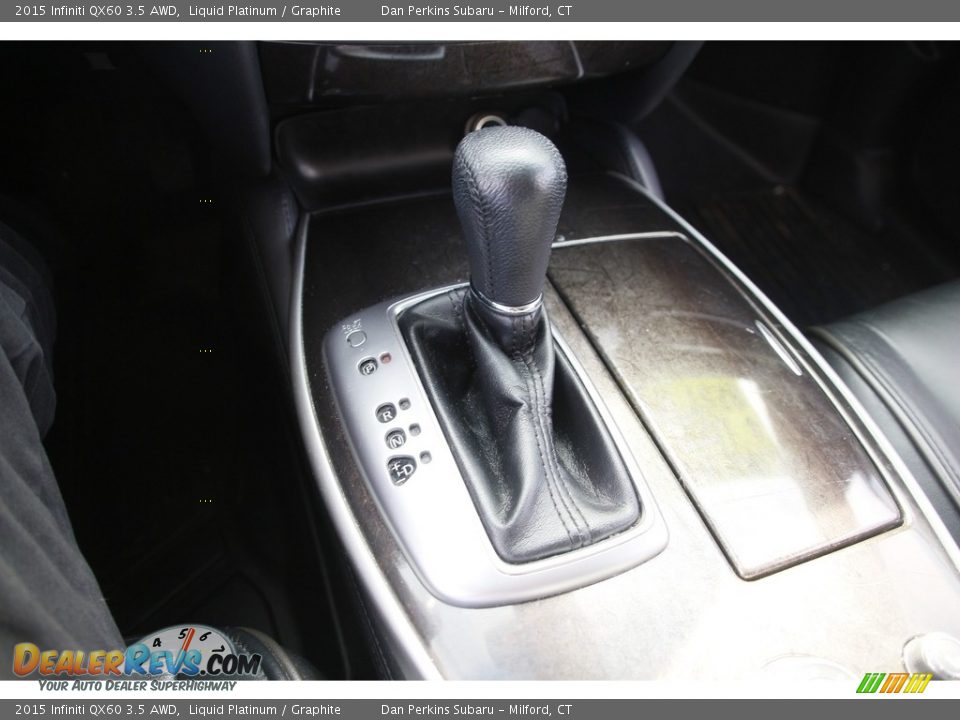 2015 Infiniti QX60 3.5 AWD Liquid Platinum / Graphite Photo #22