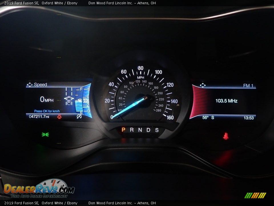 2019 Ford Fusion SE Oxford White / Ebony Photo #29