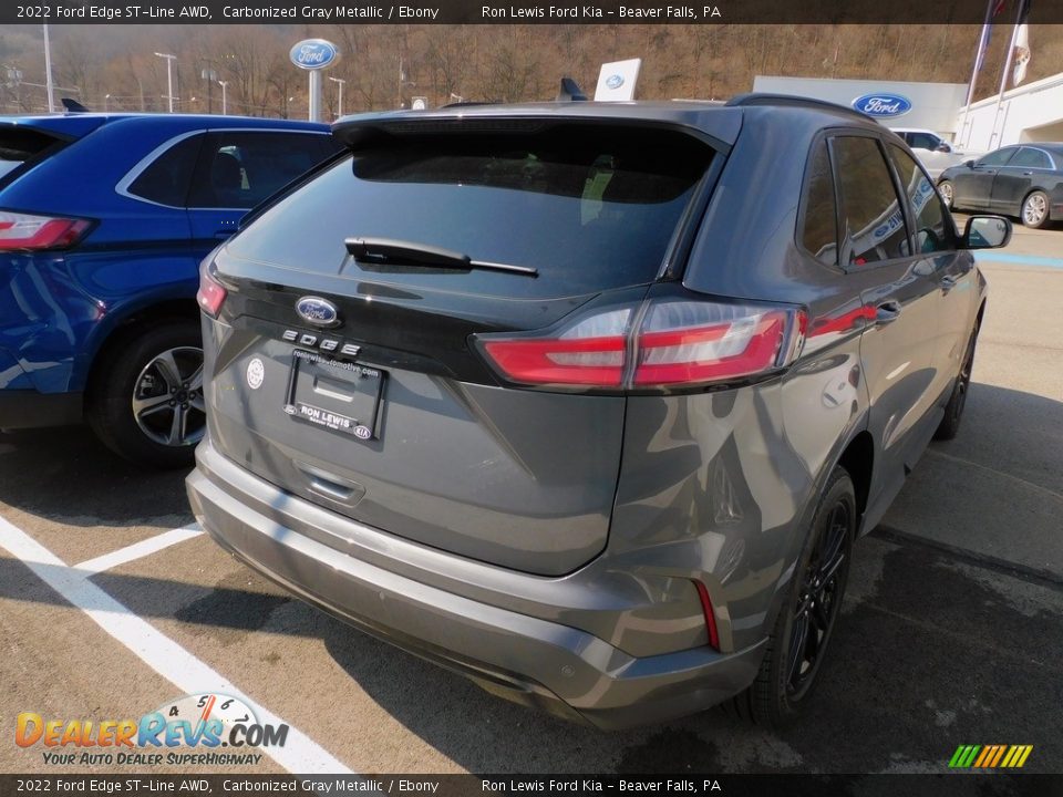 2022 Ford Edge ST-Line AWD Carbonized Gray Metallic / Ebony Photo #3