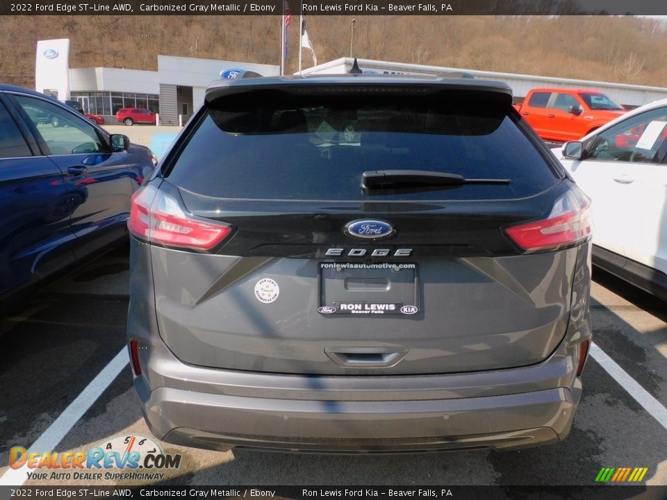 2022 Ford Edge ST-Line AWD Carbonized Gray Metallic / Ebony Photo #4