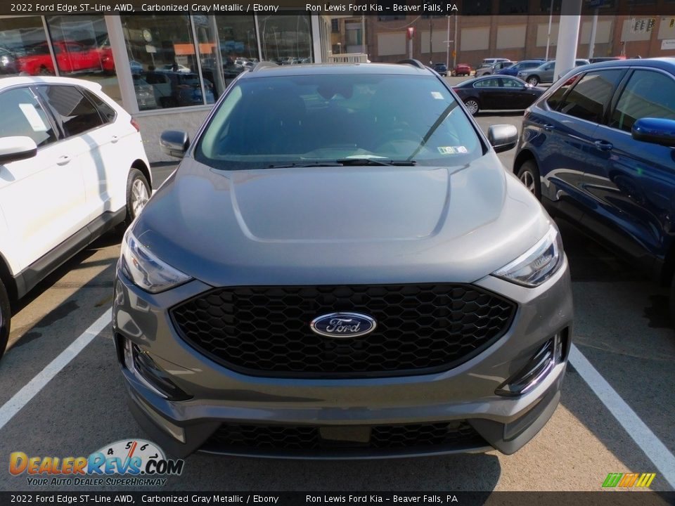 2022 Ford Edge ST-Line AWD Carbonized Gray Metallic / Ebony Photo #8