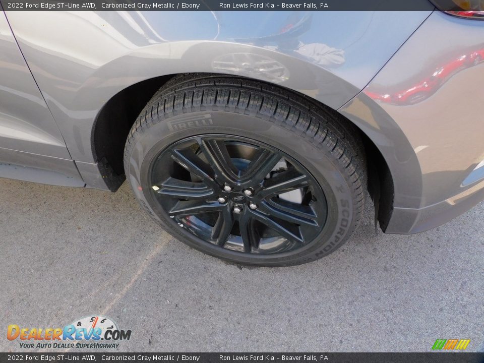 2022 Ford Edge ST-Line AWD Carbonized Gray Metallic / Ebony Photo #9