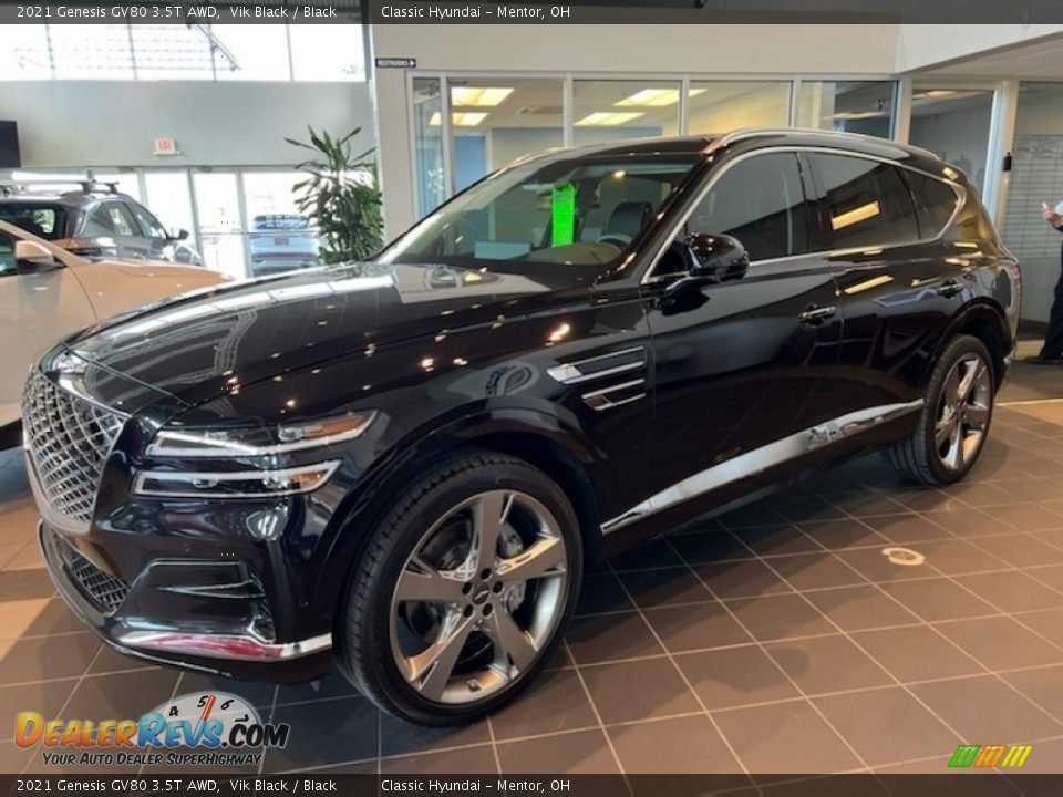2021 Genesis GV80 3.5T AWD Vik Black / Black Photo #1