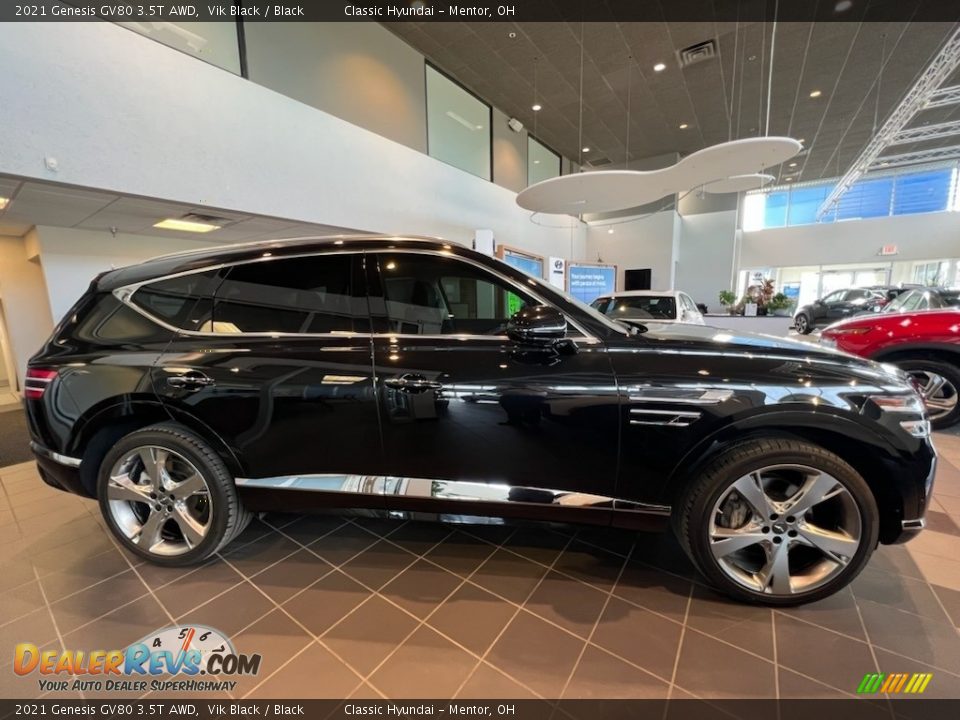 Vik Black 2021 Genesis GV80 3.5T AWD Photo #3
