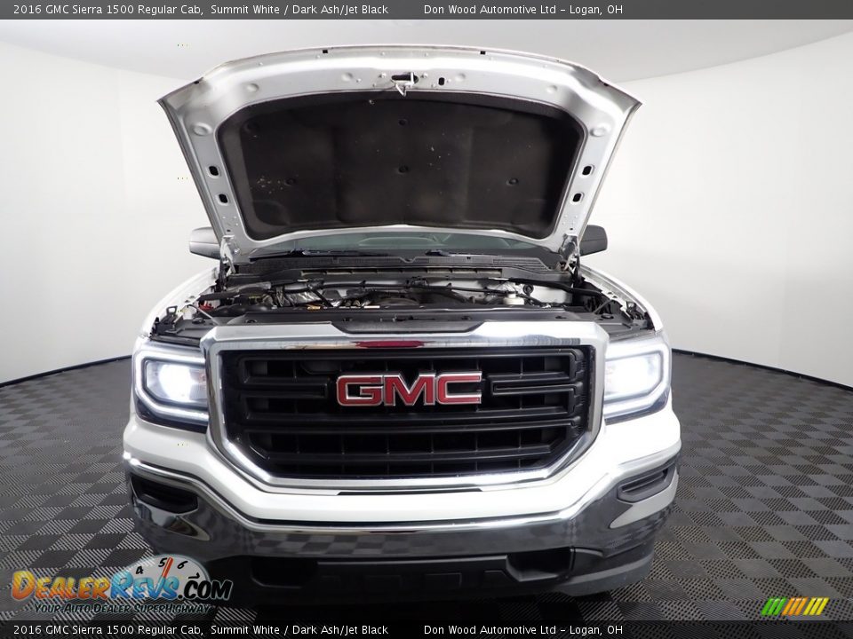 2016 GMC Sierra 1500 Regular Cab Summit White / Dark Ash/Jet Black Photo #3