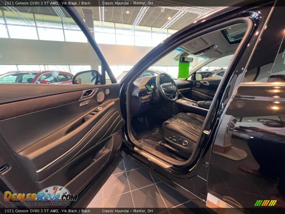 2021 Genesis GV80 3.5T AWD Vik Black / Black Photo #6