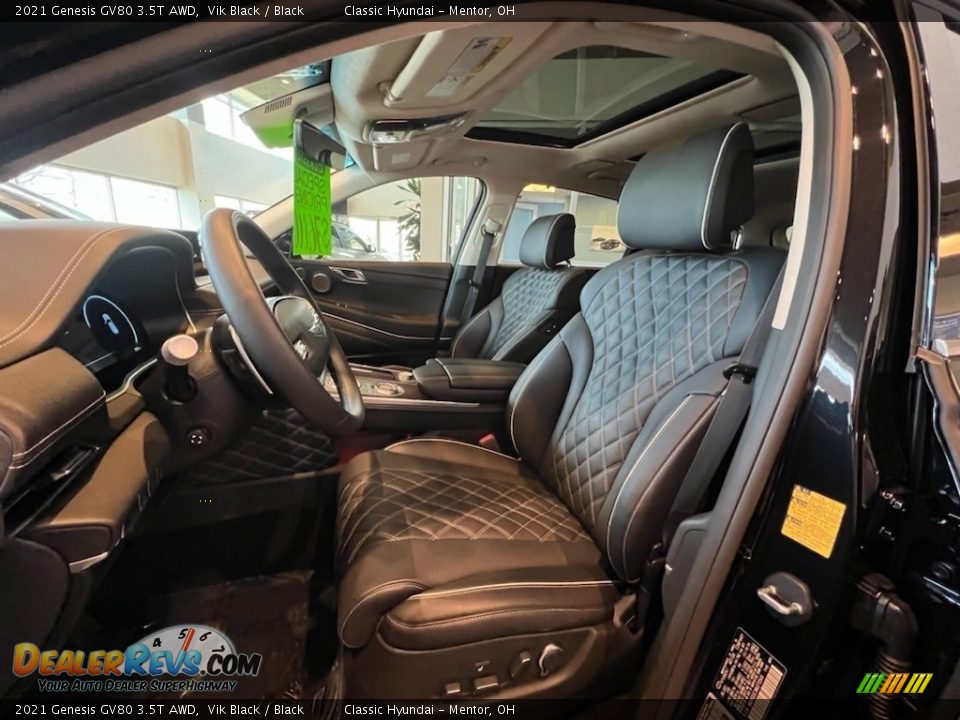 Front Seat of 2021 Genesis GV80 3.5T AWD Photo #7
