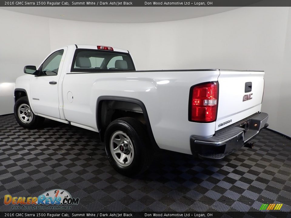 2016 GMC Sierra 1500 Regular Cab Summit White / Dark Ash/Jet Black Photo #6